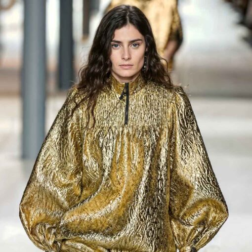 Gold-Fabric For Custom Fashion
